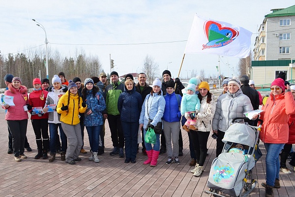 Общественное движение провело в Урае городской День здоровья