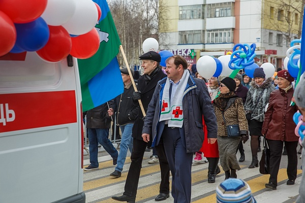 Праздник весны и труда. Сотрудники Урайской больницы встретили Первомай 