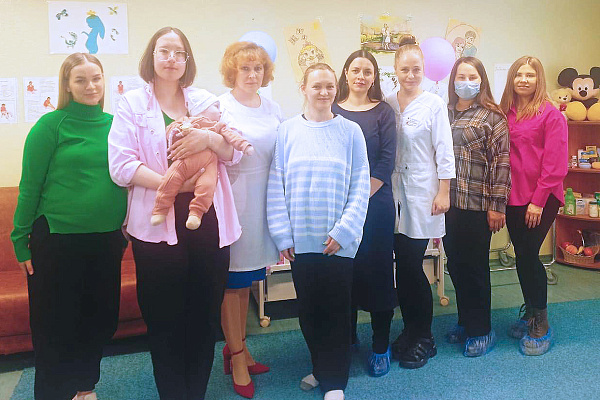 В женской консультации прошла неделя здорового ребенка и матери 