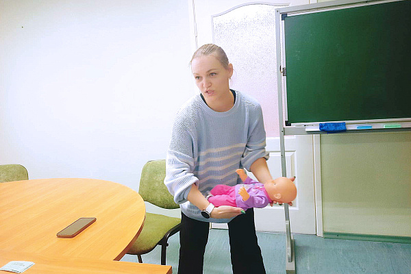 В женской консультации прошла неделя здорового ребенка и матери 