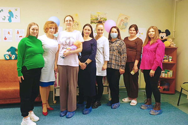 В женской консультации прошла неделя здорового ребенка и матери 