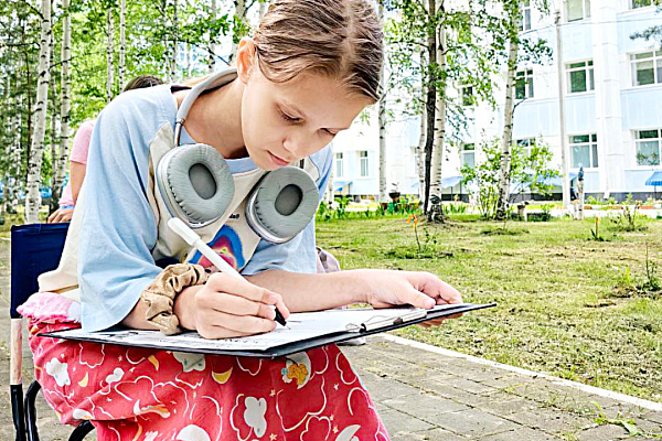 Пленэр в Урайской больнице 