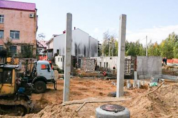 В Урае продолжается строительство нового стационара 