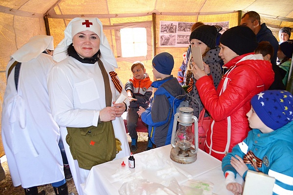9 мая сотрудники Урайской больницы почтили память героев войны