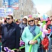 Коллектив Урайской больницы встретил Первомай праздничным шествием