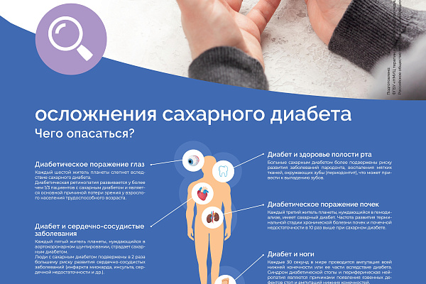 Каких осложнений от сахарного диабета нужно опасаться? 
